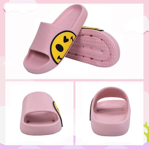 Big Kids Cloud slides,Boys Girls Slides Non-slip Summer Beach Pool Shoes Toddler Cartoon Slides Sandals Indoor&Outdoor Garden Slippers Shower Shoes