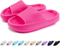 Cloud Slides for Kids, Toddler Boys Girls Pillow Shower Bathroom Slippers, Non-Slip Open Toe Super Soft Comfy Thick Sole Home House Beach Clouds Cushion Slide Sandals for Indoor Outdoor Shoes