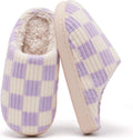 Kids Slippers for Boys and Girls Plush Lined Memory Foam Comfort Non-Slip Sole Warm Winter House Shoes for Toddlers & Big Kids Indoor/Outdoor Wear